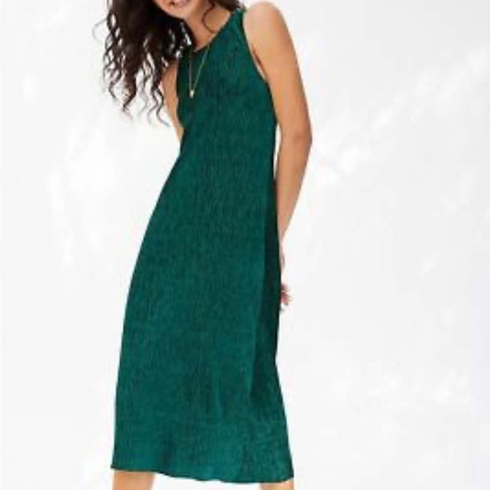 Anthropologie Maeve Adrienne Twist-Back Velvet Midi dress SIZE XS